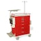 M-Series Carts 6 Drawer Steel Emergency Cart w/EMG3 Package & BA Lock MDS3030B06-EMG3 - alternate 1